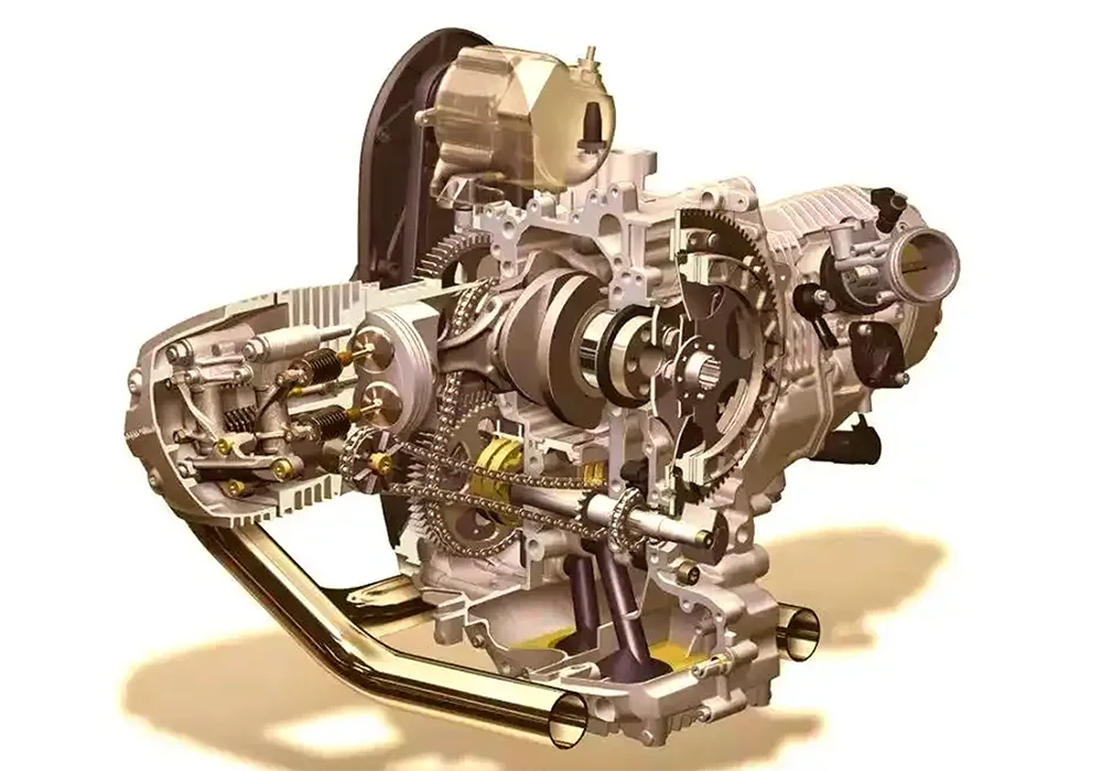 மோட்டார் சைக்கிள் பவர் டிரான்ஸ்மிஷன் மற்றும் கியர் மாற்றும் அமைப்பு